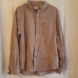 Mens button up long sleeve size large